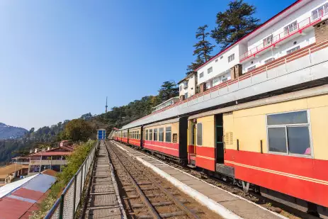 Shimla Railway station in Shimla, Himachal Pradesh, India
